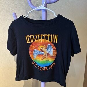 Led Zeppelin crop top